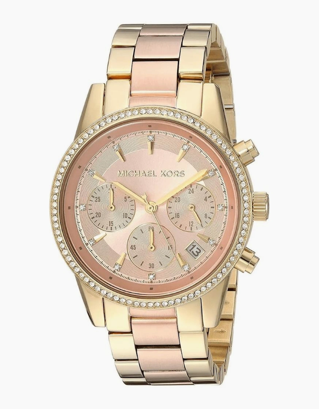 MK6475 Ritz Two Tone Chronograph Ladies Watch