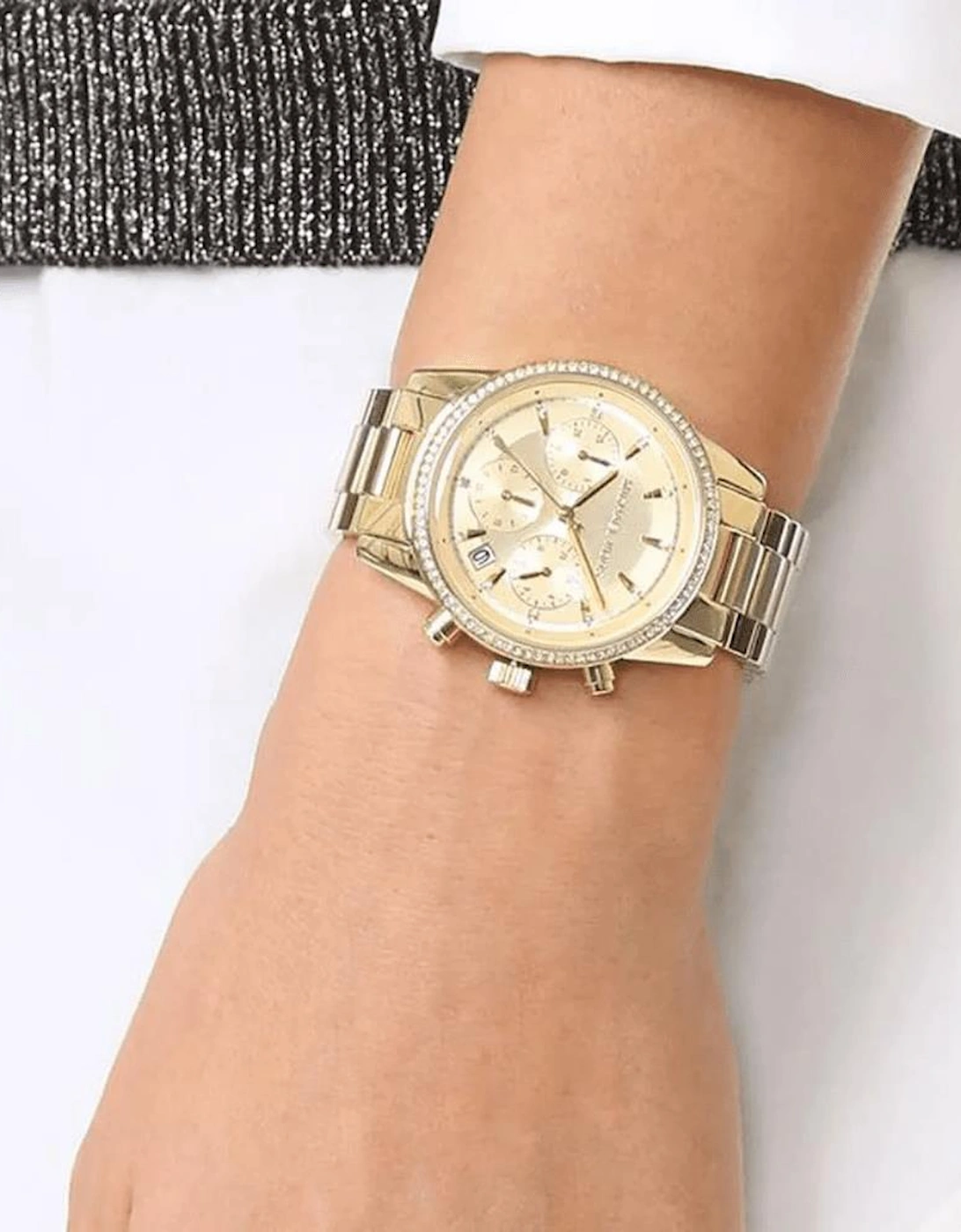 MK6475 Ritz Two Tone Chronograph Ladies Watch