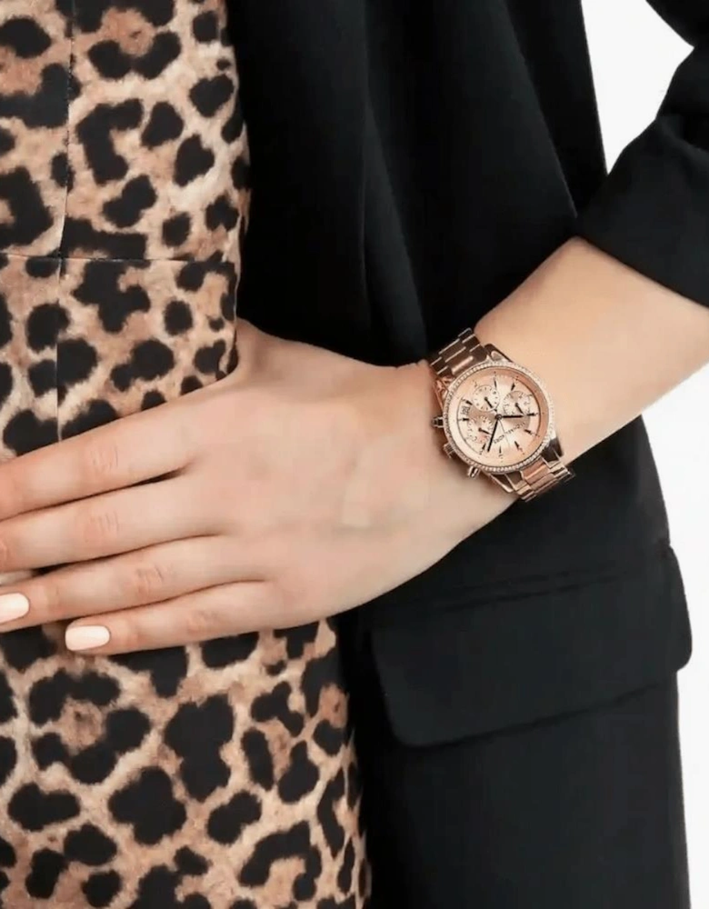 MK6475 Ritz Two Tone Chronograph Ladies Watch