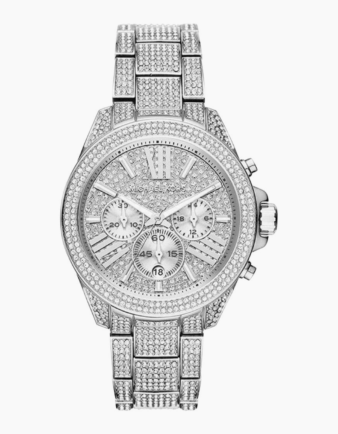 Michael Kors Women's Michael Kors MK6317 Chronograph Ladies Watch - Silver