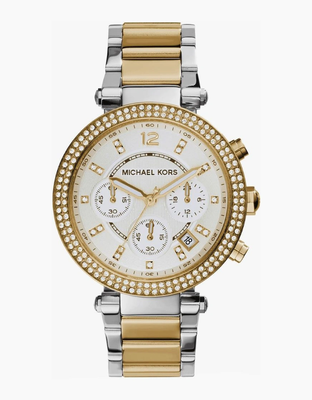 Michael Kors Women's Michael Kors MK5626 Parker Chronograph Ladies Watch - White