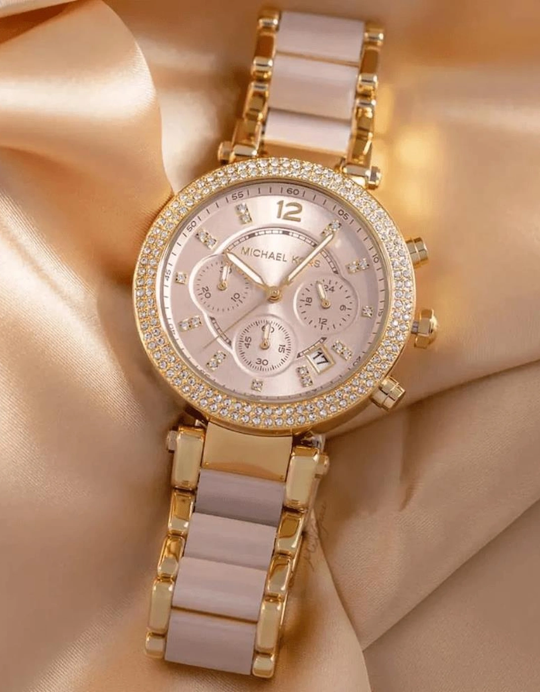 MK6326 Parker Pink Dial Ladies Watch