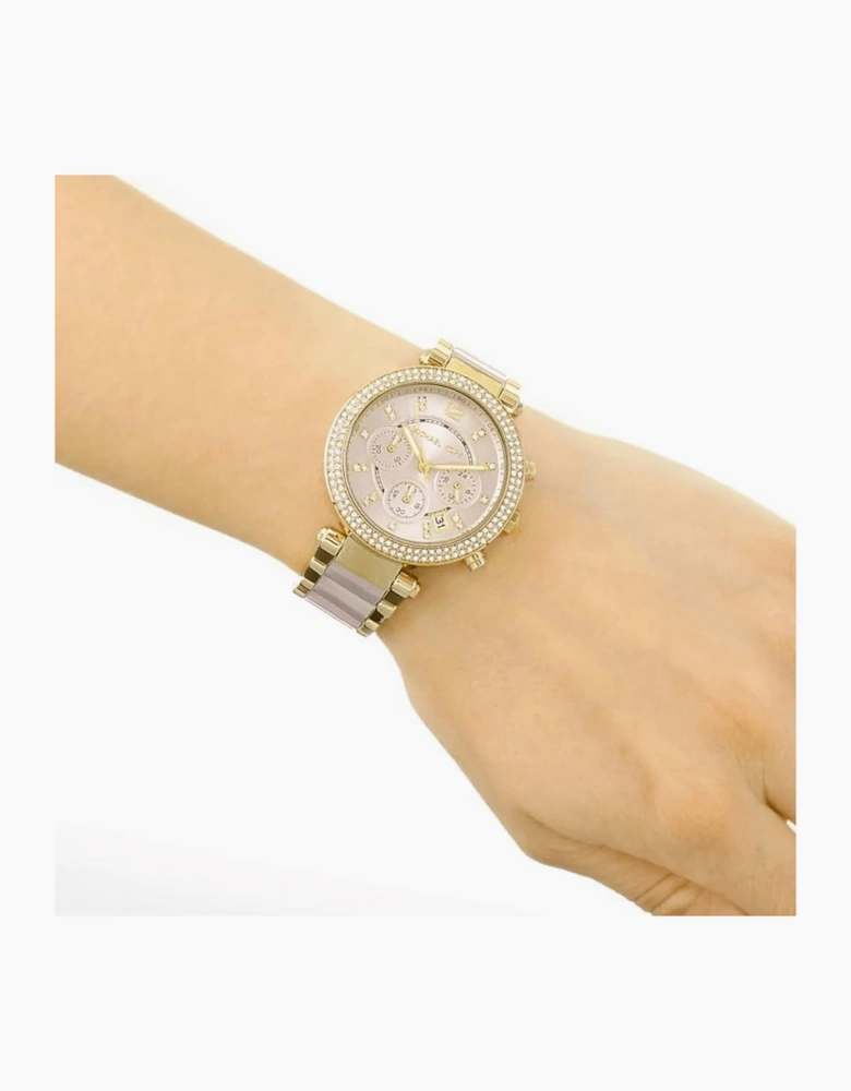 MK6326 Parker Pink Dial Ladies Watch