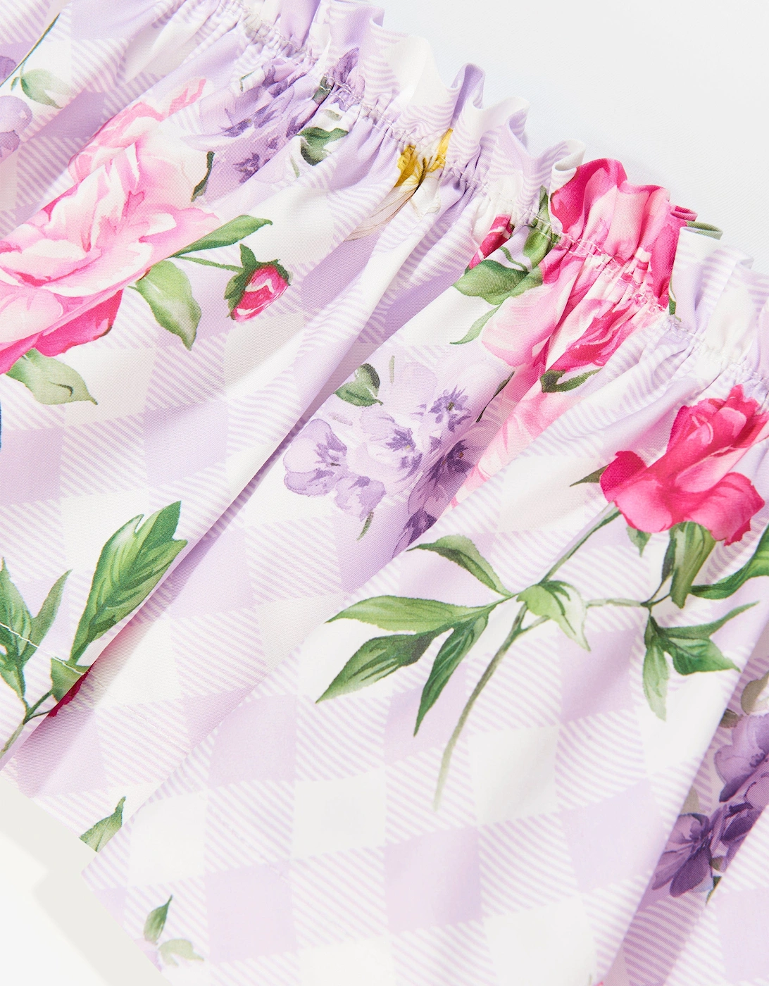 Girls Flower Dress in Purple