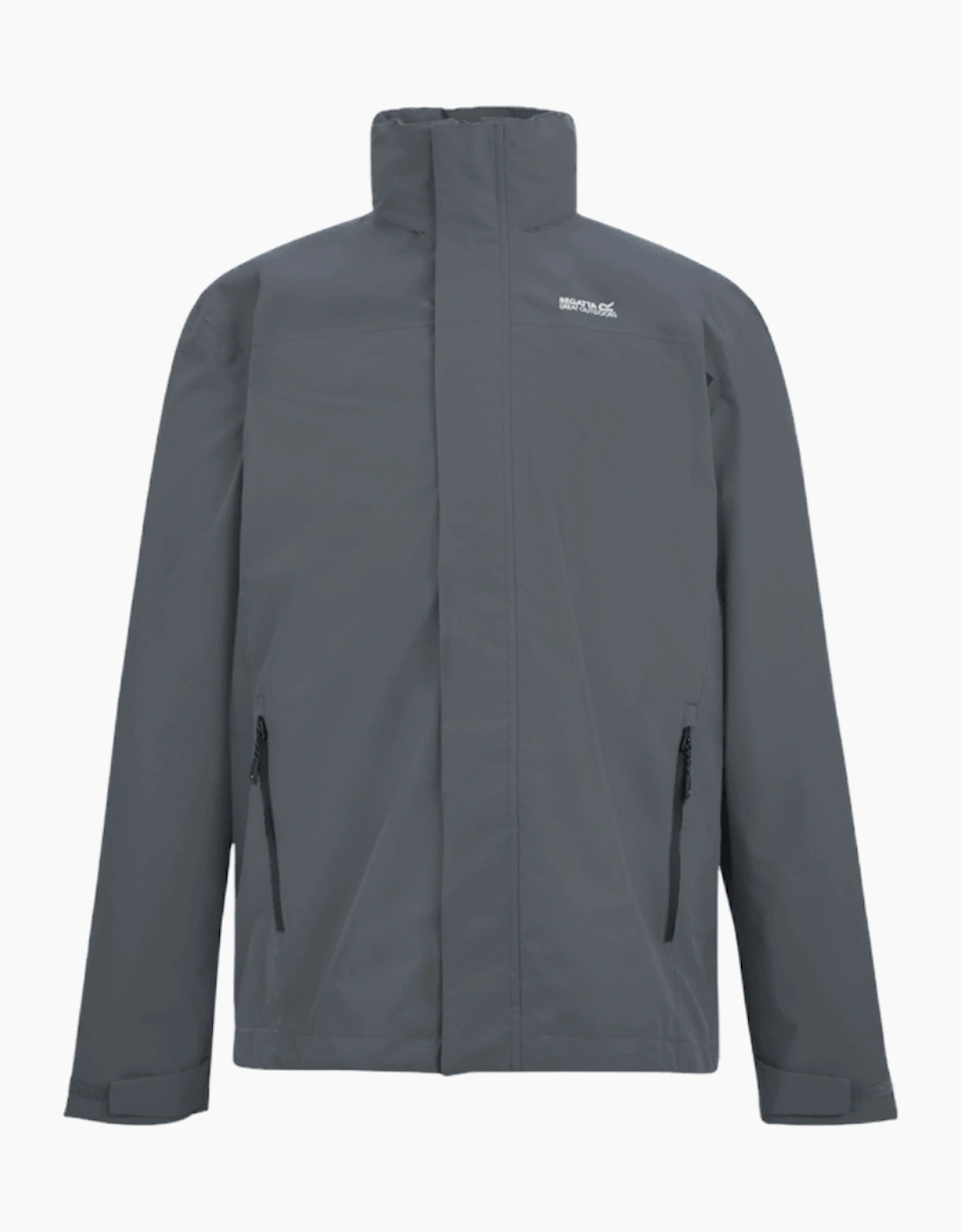 Regatta Men's Black Matt Ii Waterproof Jacket - Size: 40/Regular