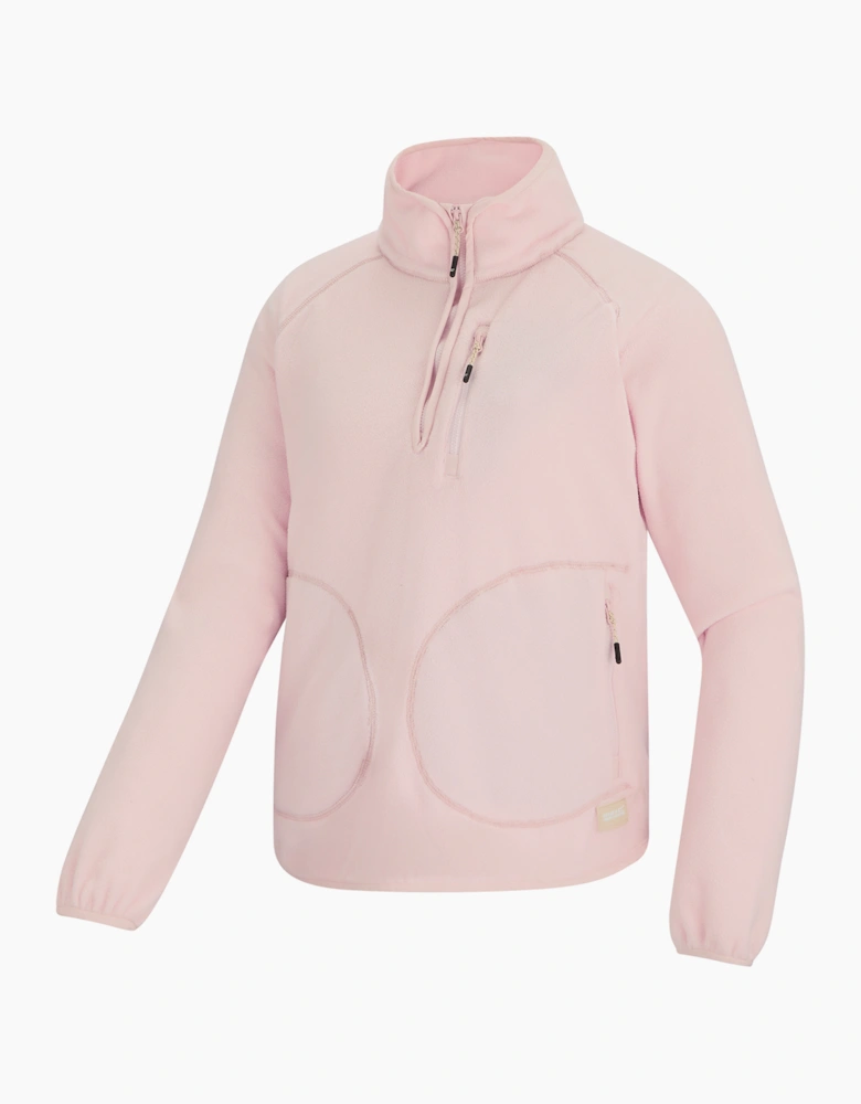 Womens/Ladies Frankie Quarter Zip Fleece Top