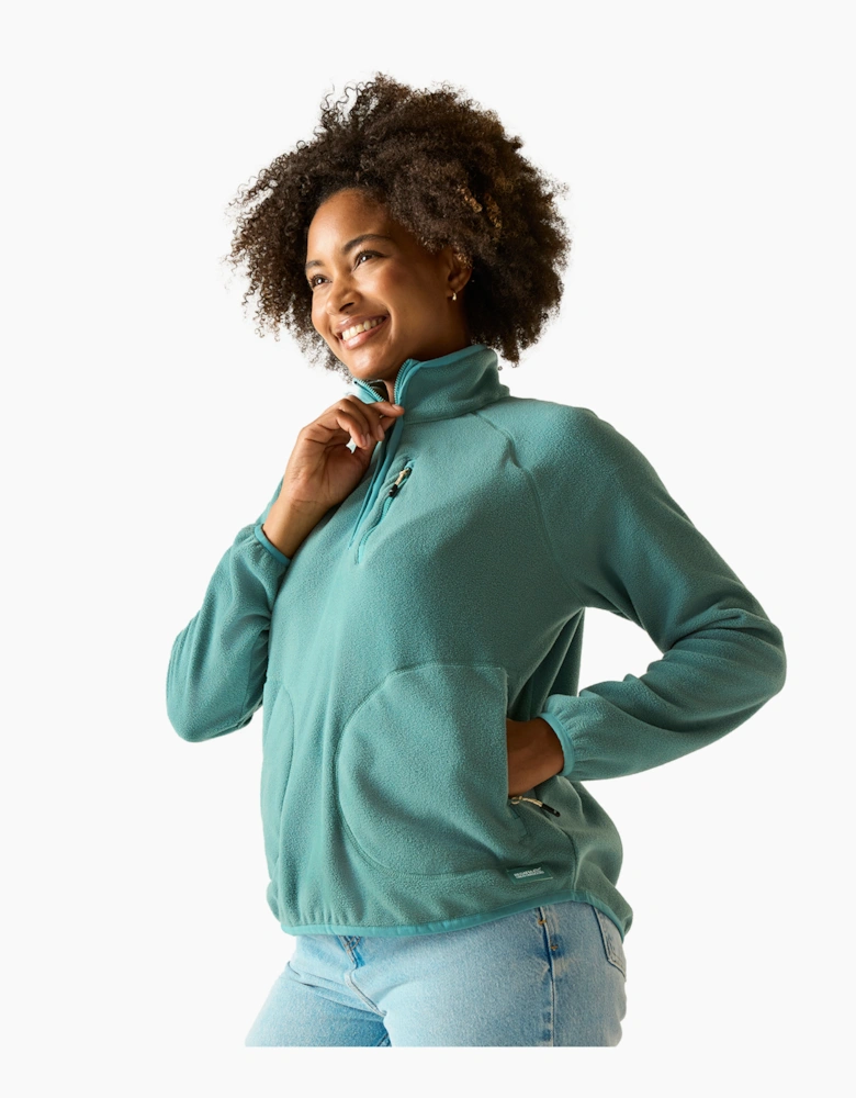 Womens/Ladies Frankie Quarter Zip Fleece Top