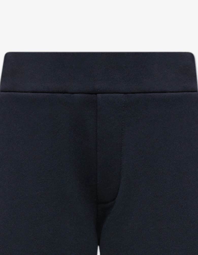 Enfant Boys Cotton Logo Sweat Shorts in navy