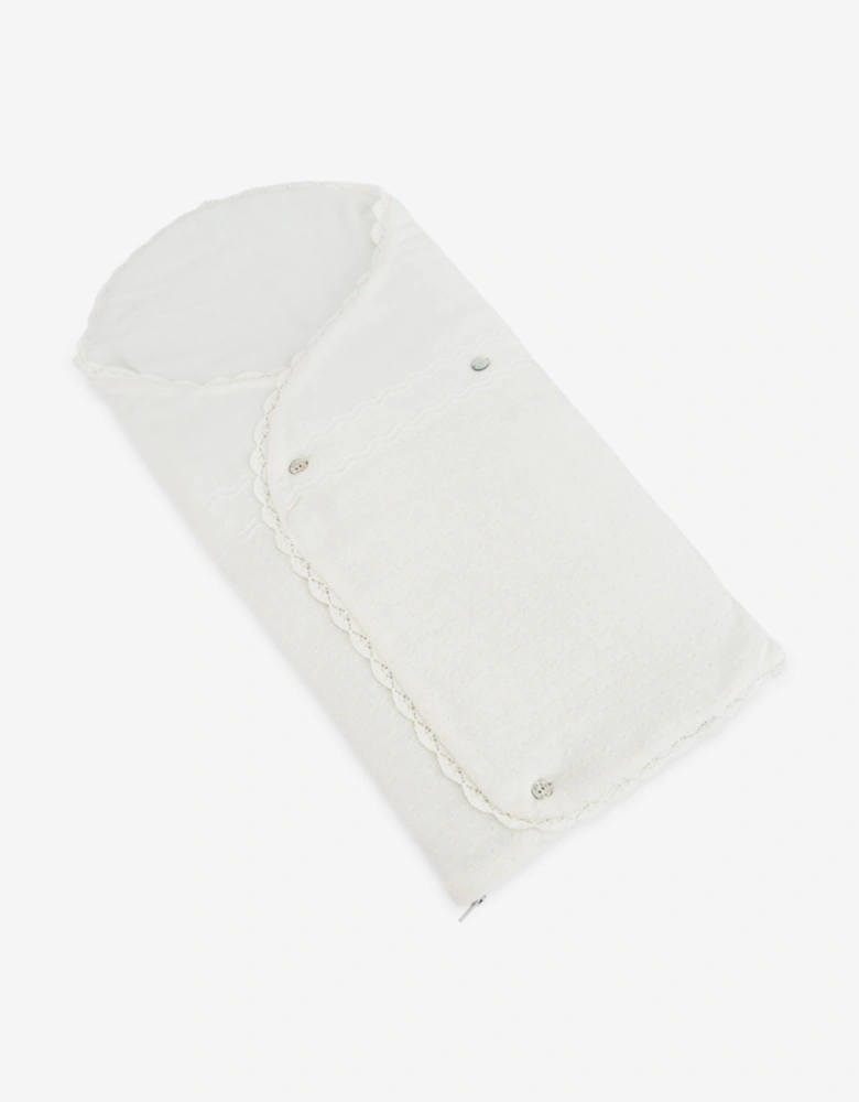 Baby Cotton Embroidered Nest in Ivory