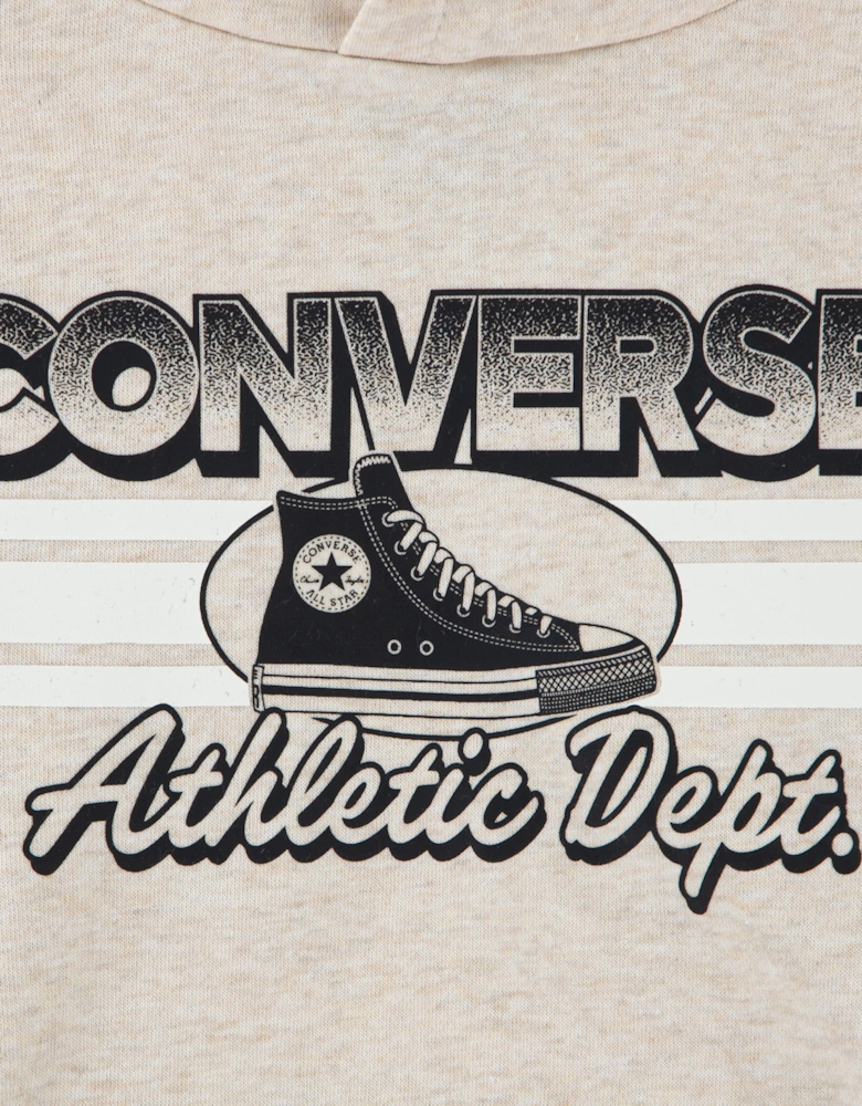 Boys Chest Stripe with Sneaker GFX Tracksuit in Black