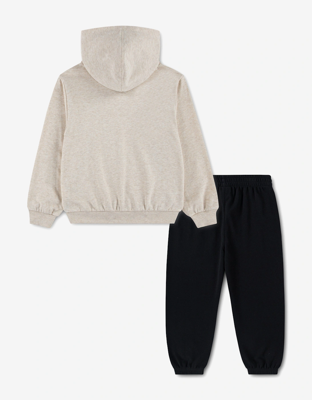 Boys Chest Stripe with Sneaker GFX Tracksuit in Black