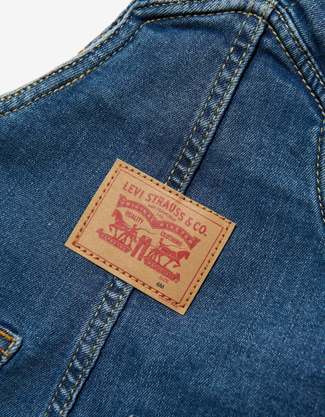 Baby Boys Denim Dungarees in Blue