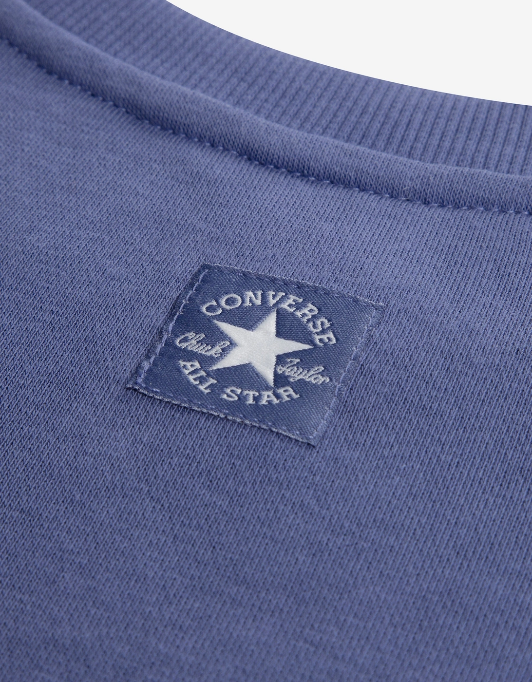 Girls Relaxed Boxy Graphic Sweatshirt in Blue