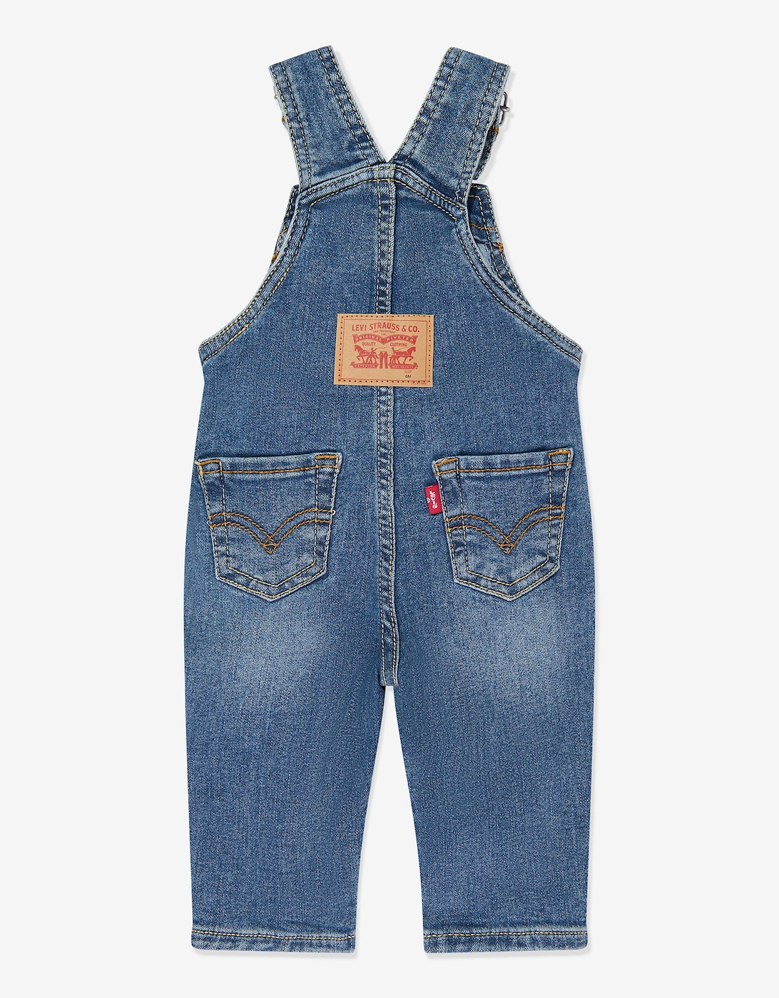 Baby Boys Denim Dungarees in Blue