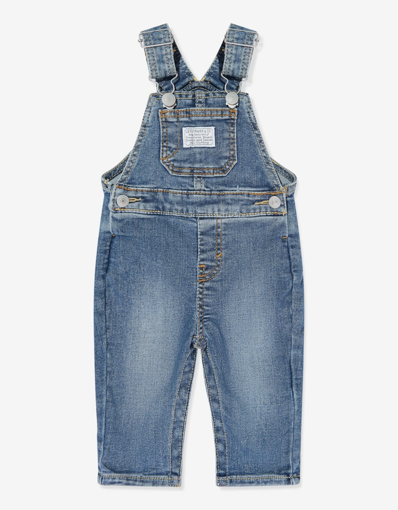 Baby Boys Denim Dungarees in Blue
