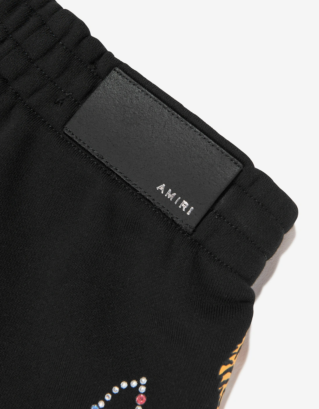 Boys Tiger Sweat Shorts in Black
