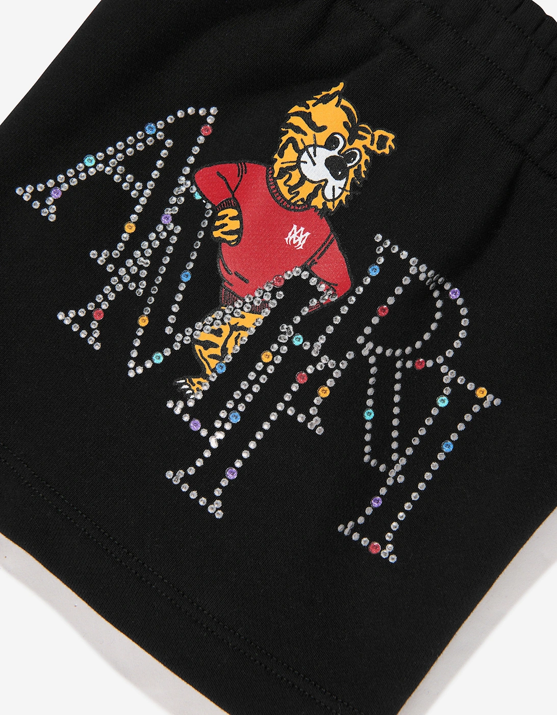 Boys Tiger Sweat Shorts in Black