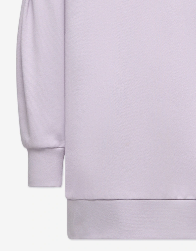 Enfant Girls Logo Sweater Dress in Purple