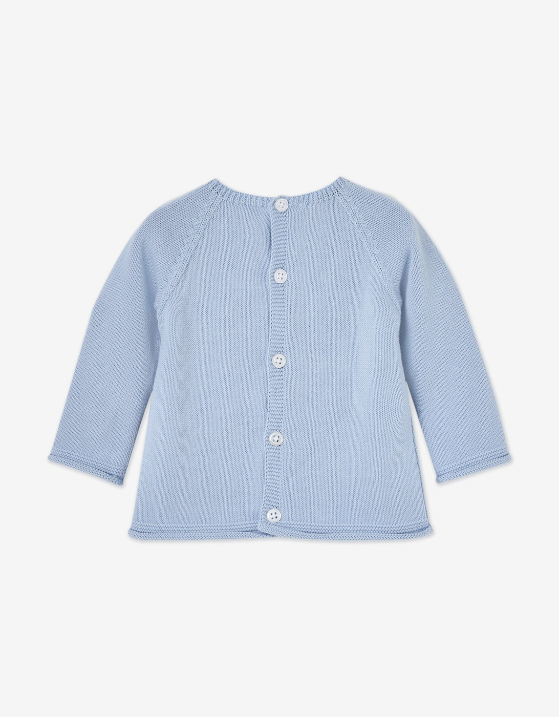 Baby Boys 3 Piece Cotton Knit Set in Blue