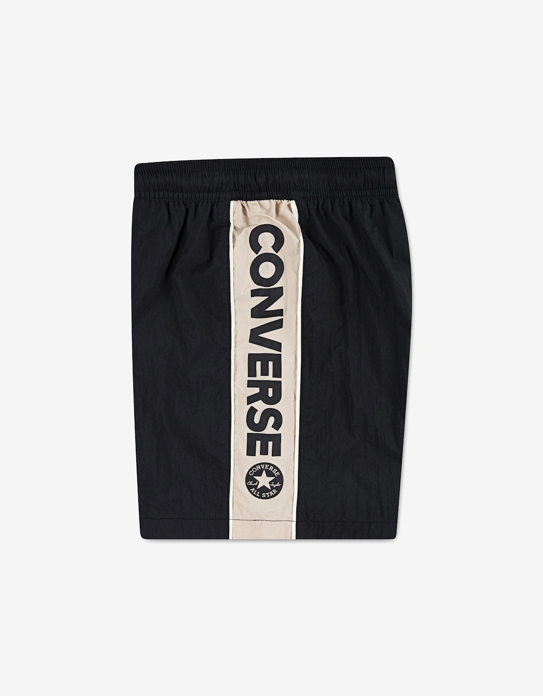 Boys SS Hit Piping Shorts in Black