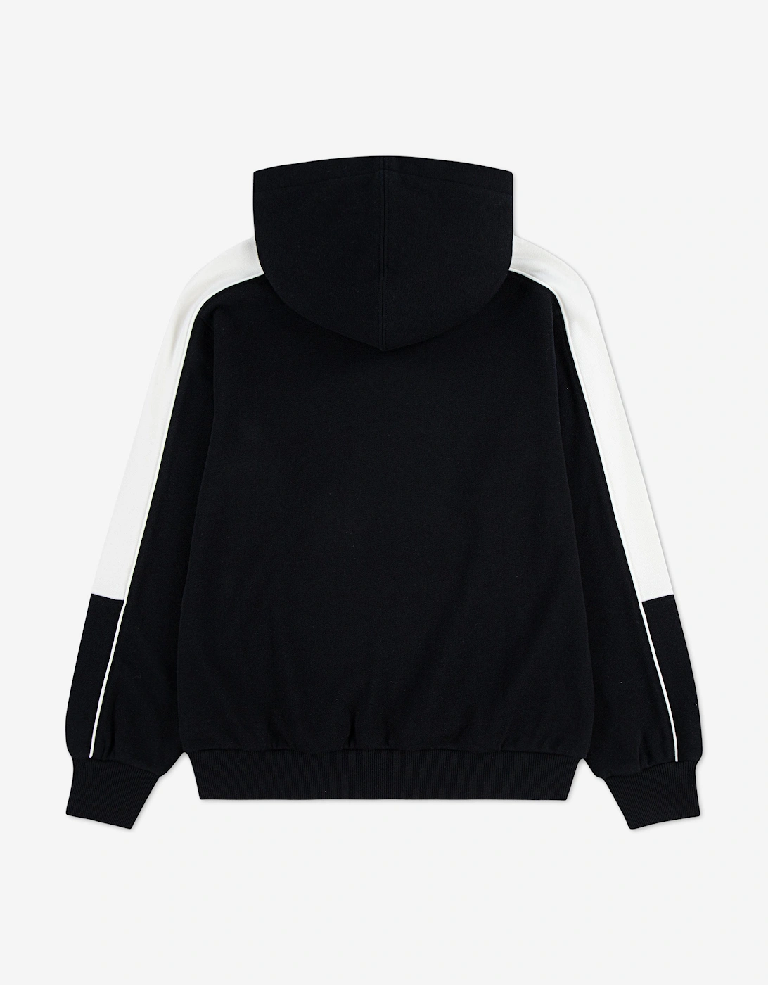 Boys Piping and Colourblock Hoodie in Black