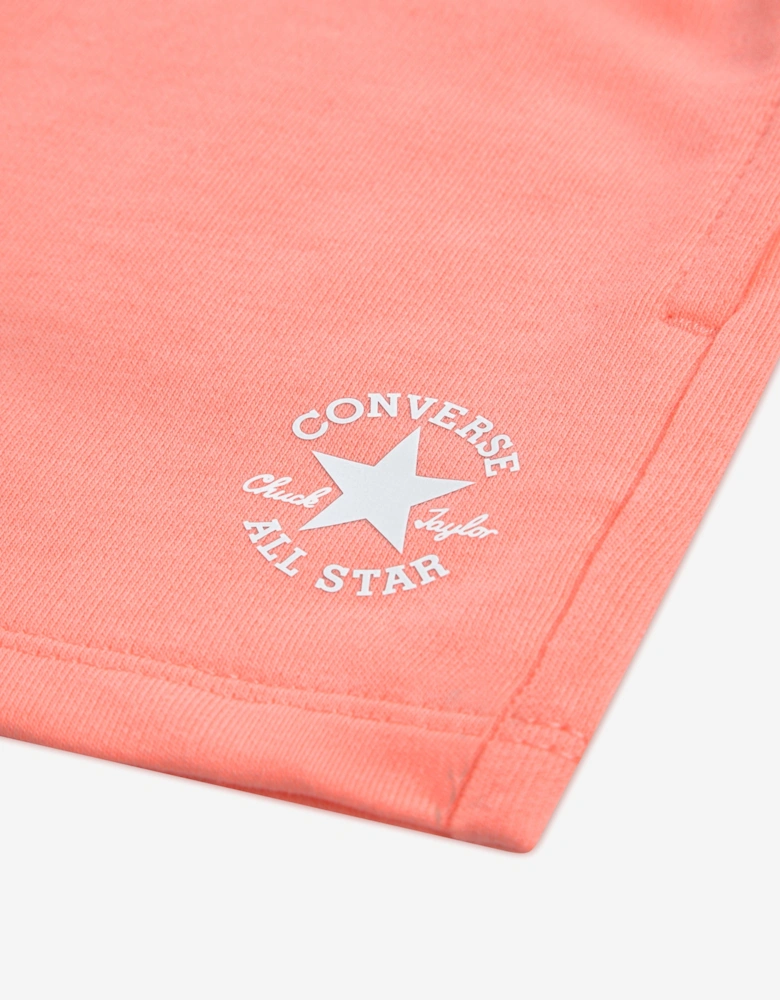 Girls DCTP Classic T-Shirt and Shorts Set in Pink