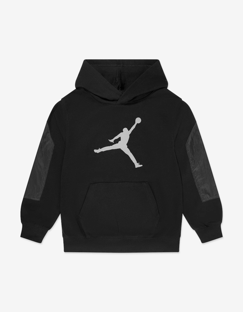 Jordan Boys MJ BRK Hike Mike Hoodie in Black