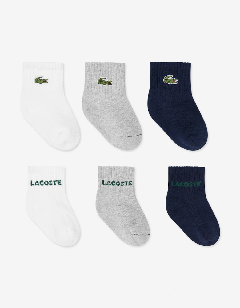 Baby 6 Pack Socks Set in Navy