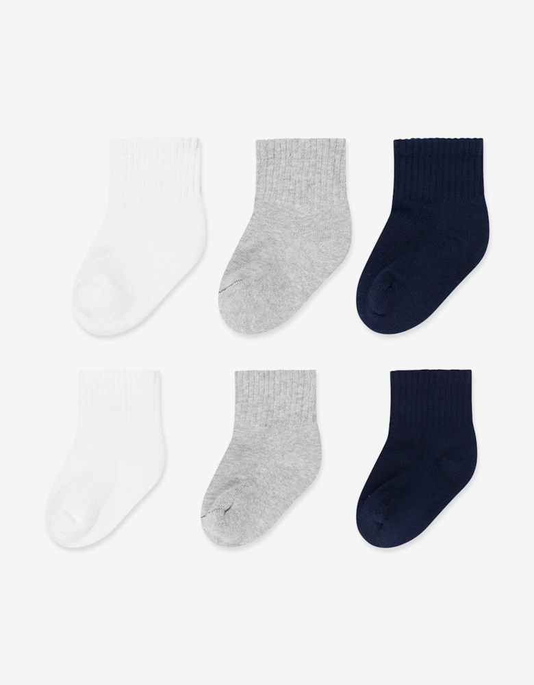 Baby 6 Pack Socks Set in Navy