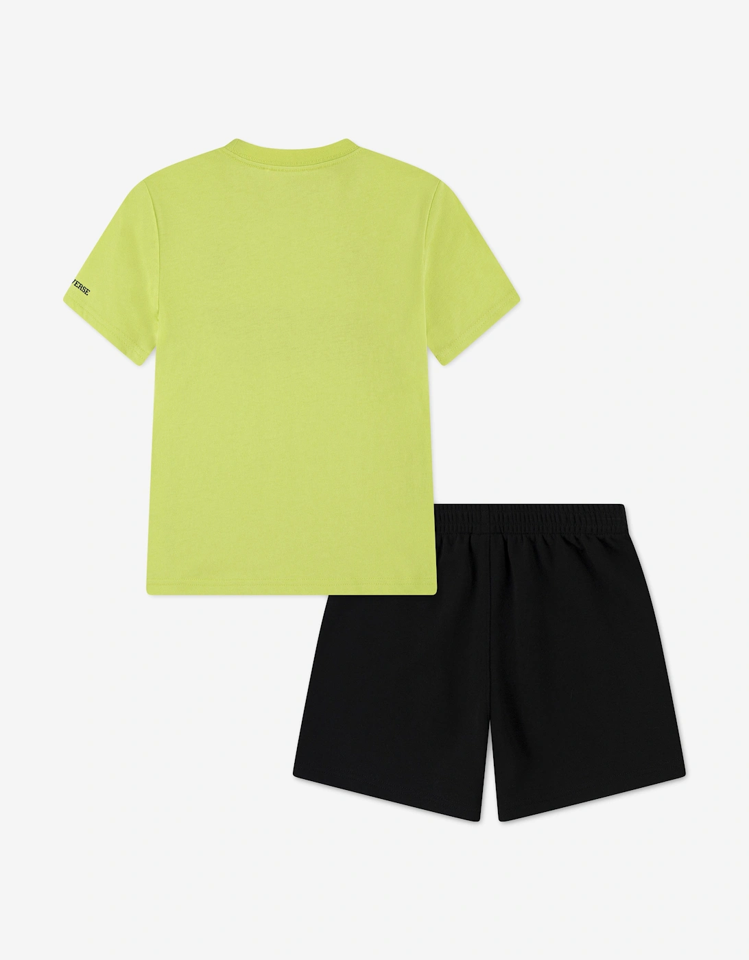 Boys Multi Hit GFX Short Set in Black