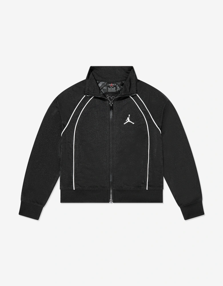 Jordan Girls Love Is In The "Air" Zip Top in Grey