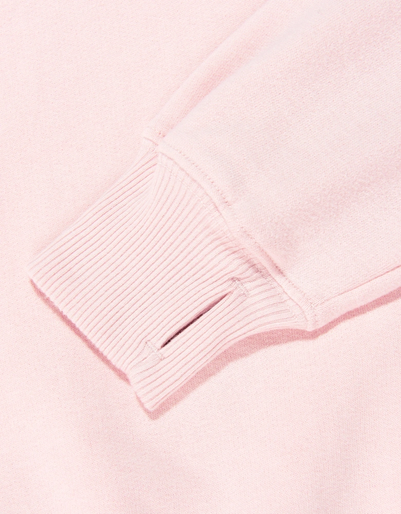 Girls NYC Gingham Sweatshirt in Pink
