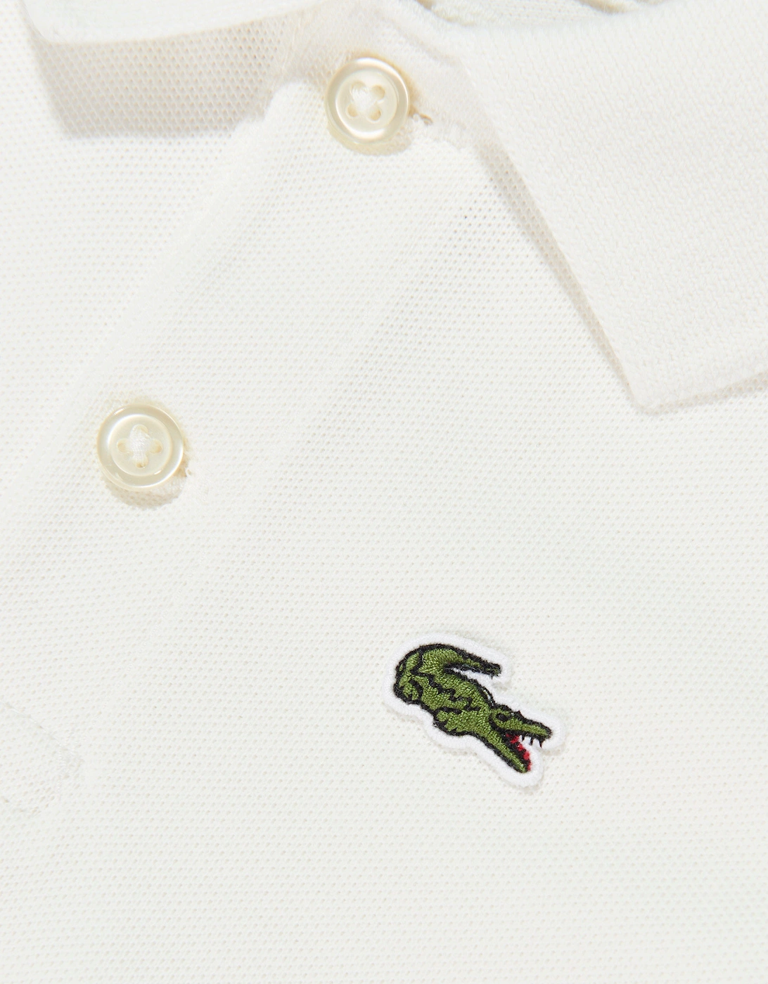 Baby Boys Core Polo Romper in Ivory