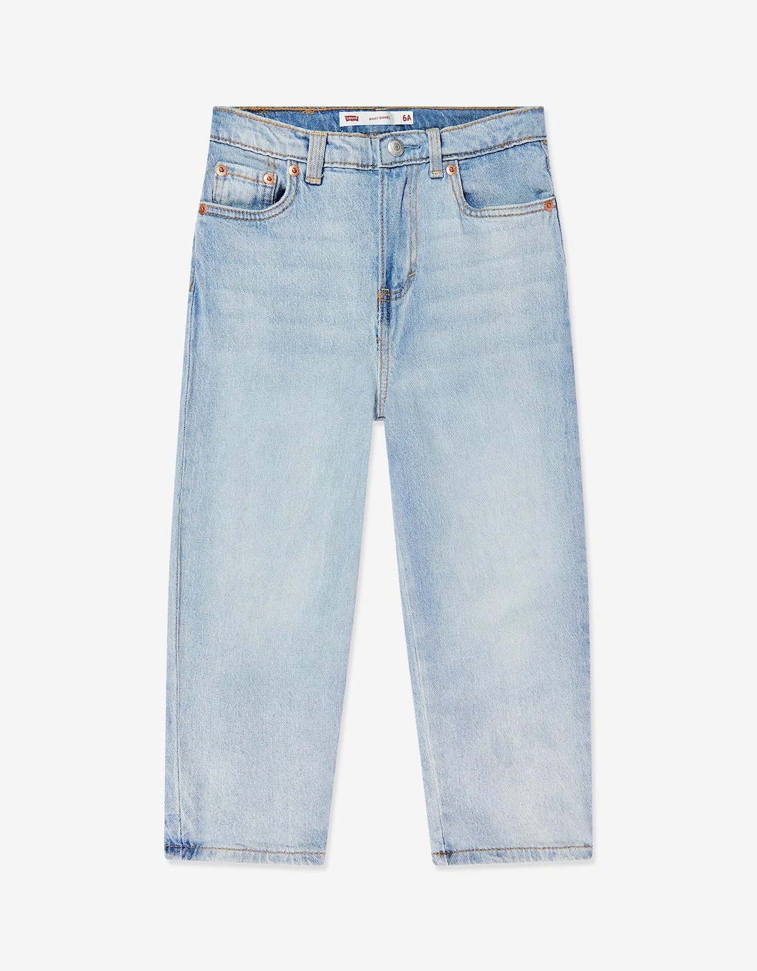 Levis Girls Blue 'S Levi's Baggy Barrel Jeans In  6 Years Size 6 Yrs Kids