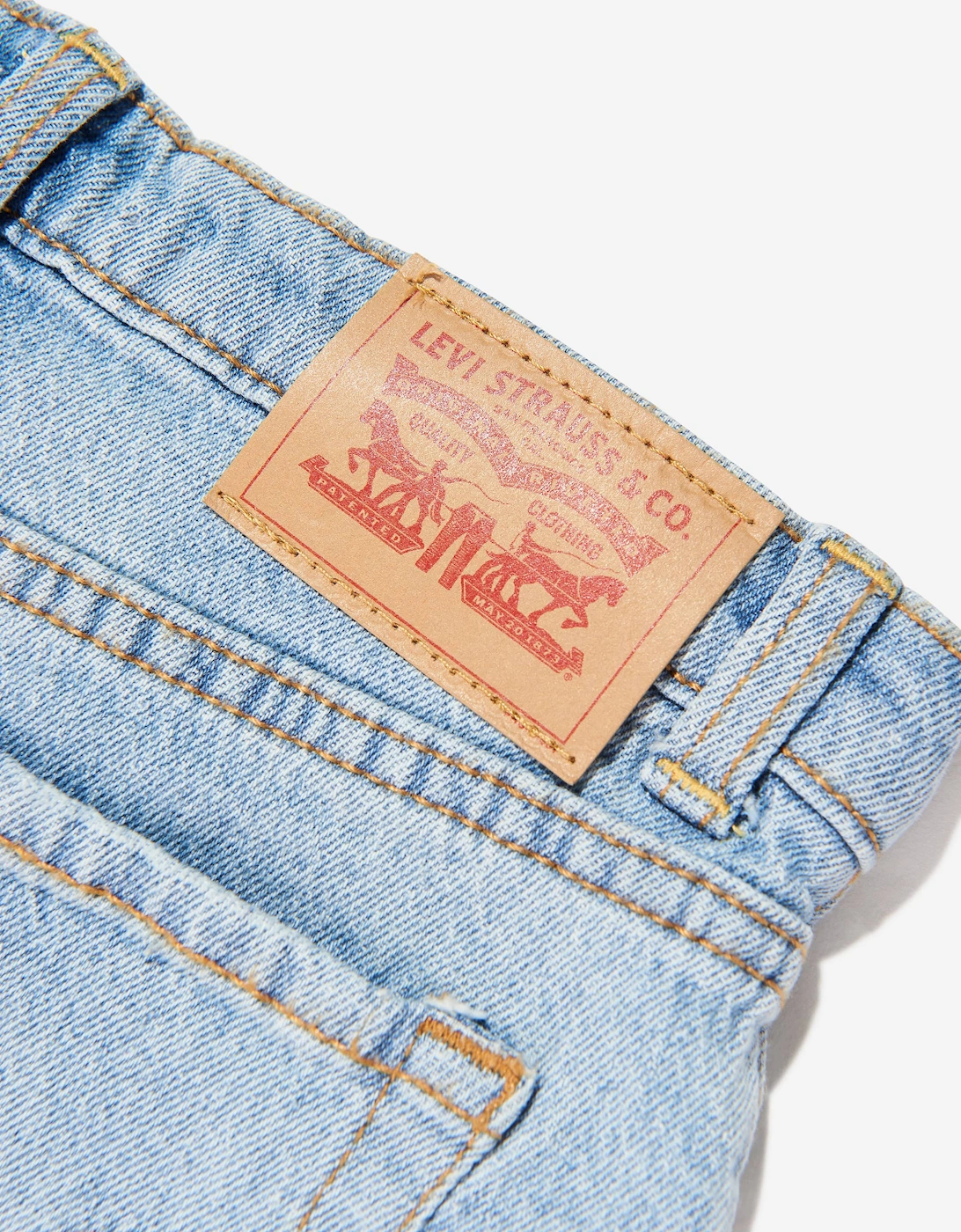 Girls Baggy Barrel Jeans in Blue