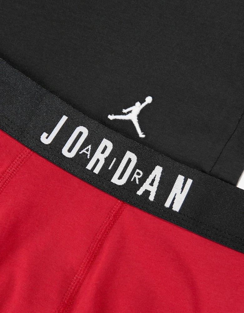 Jordan Boys 4 Piece Basics Pyjama Set in Red