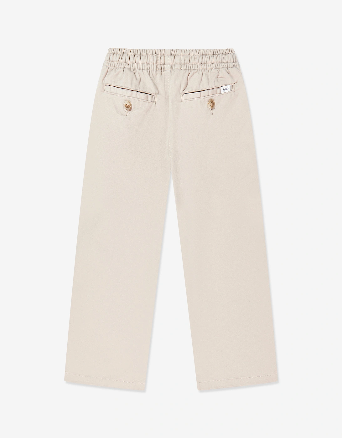Boys Baggy Chino Trousers in Beige