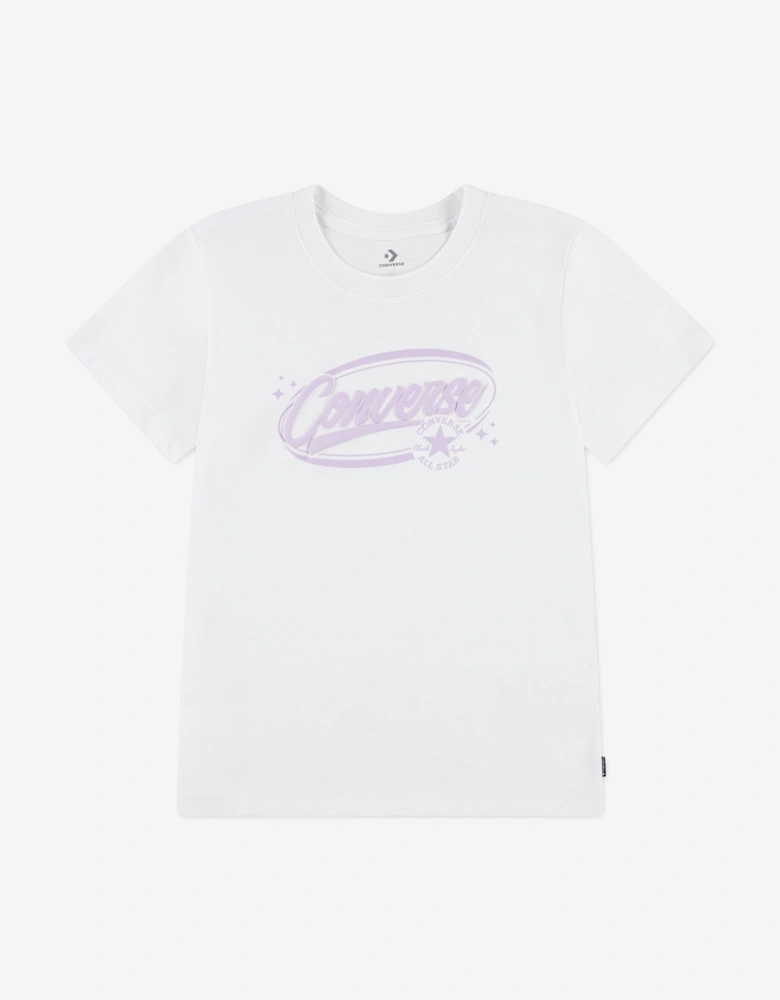 Girls Graphic T-Shirt in White