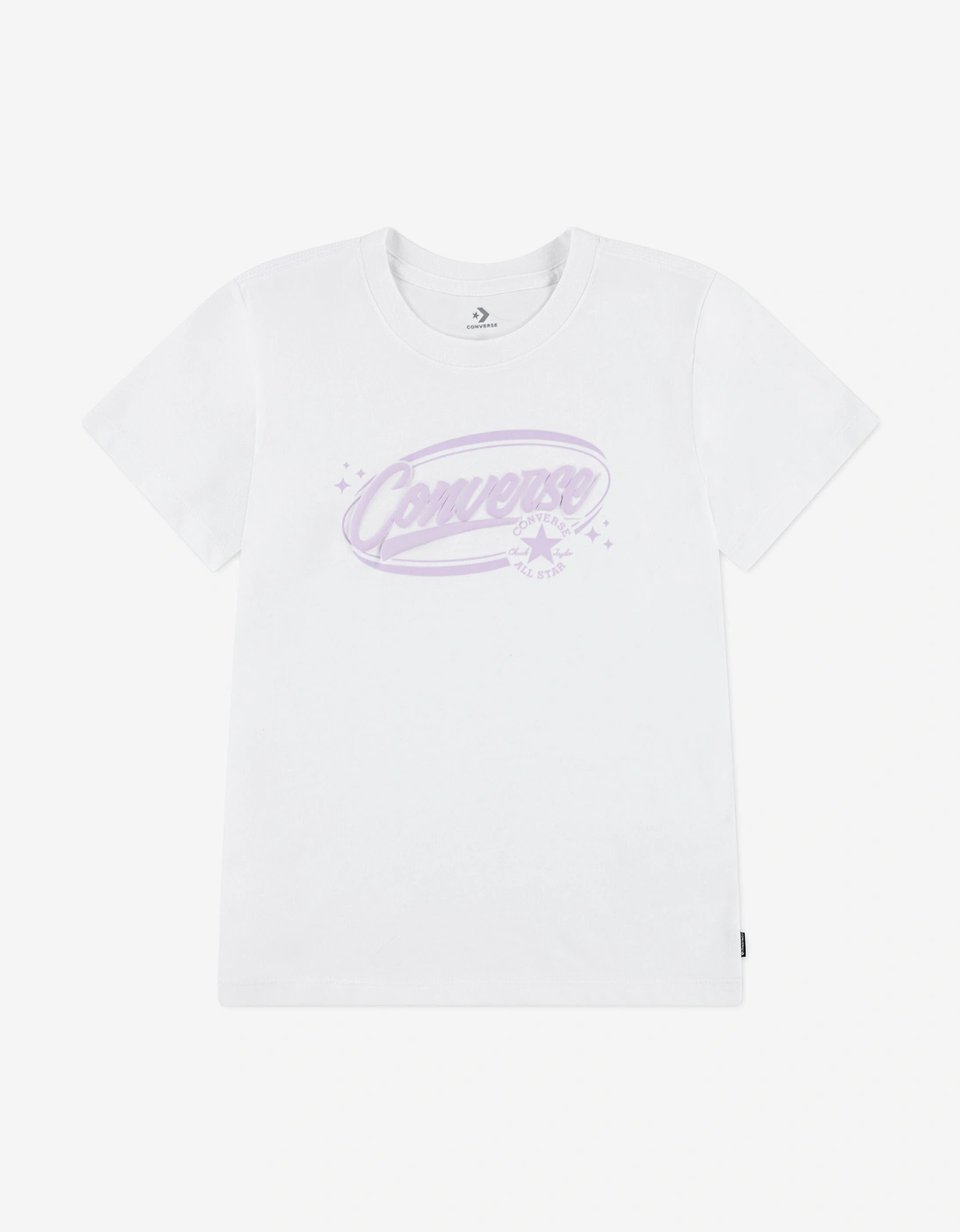 Converse Girl's Converse Girls Converse Graphic T-Shirt in White