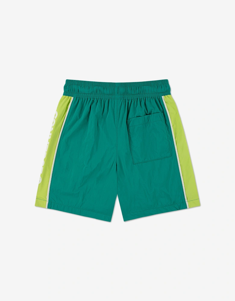 Boys SS Hit Piping Shorts in Green