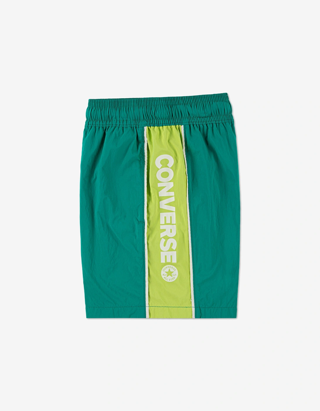 Boys SS Hit Piping Shorts in Green