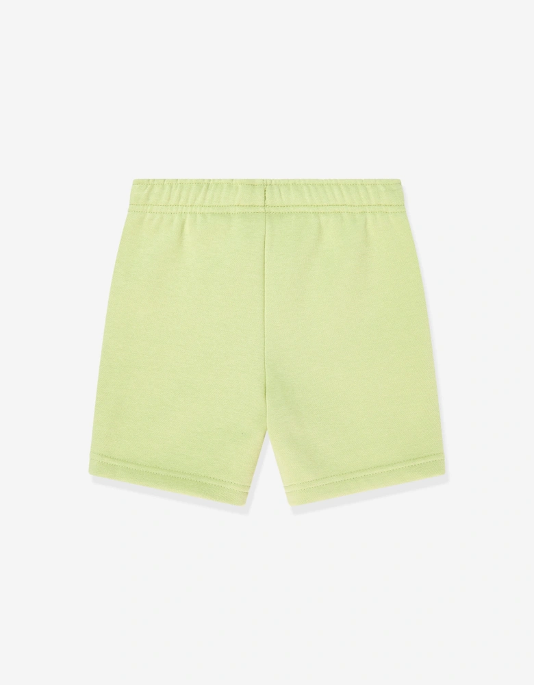 Boys Core Fleece Shorts in Green