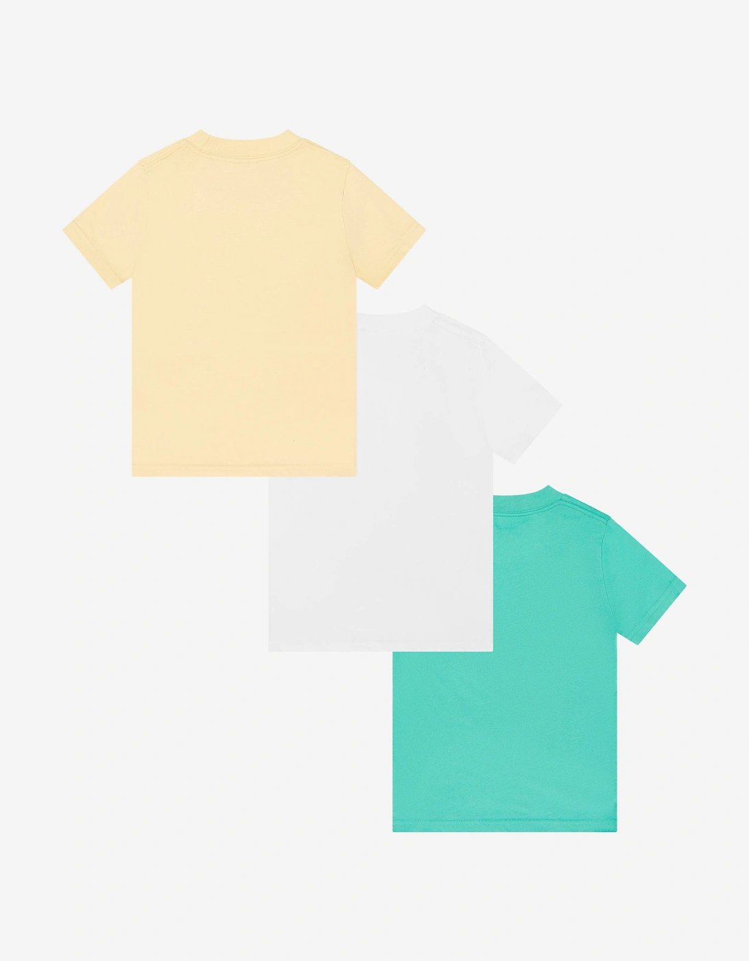 Boys 3 Pack T-Shirt Set in Yellow