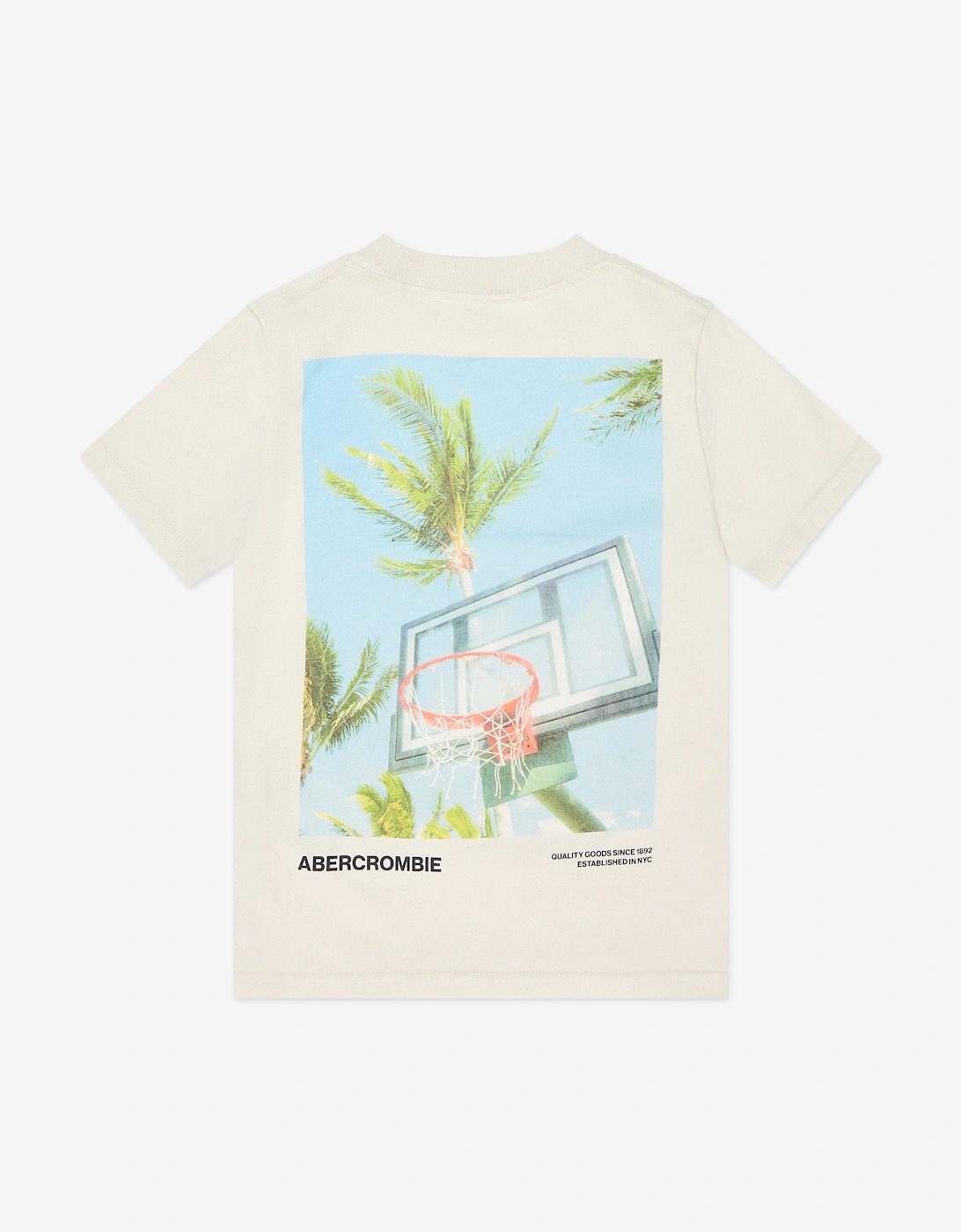 Boys Bank Shot T-Shirt in Ivory
