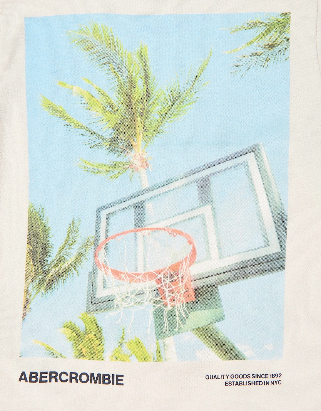 Boys Bank Shot T-Shirt in Ivory