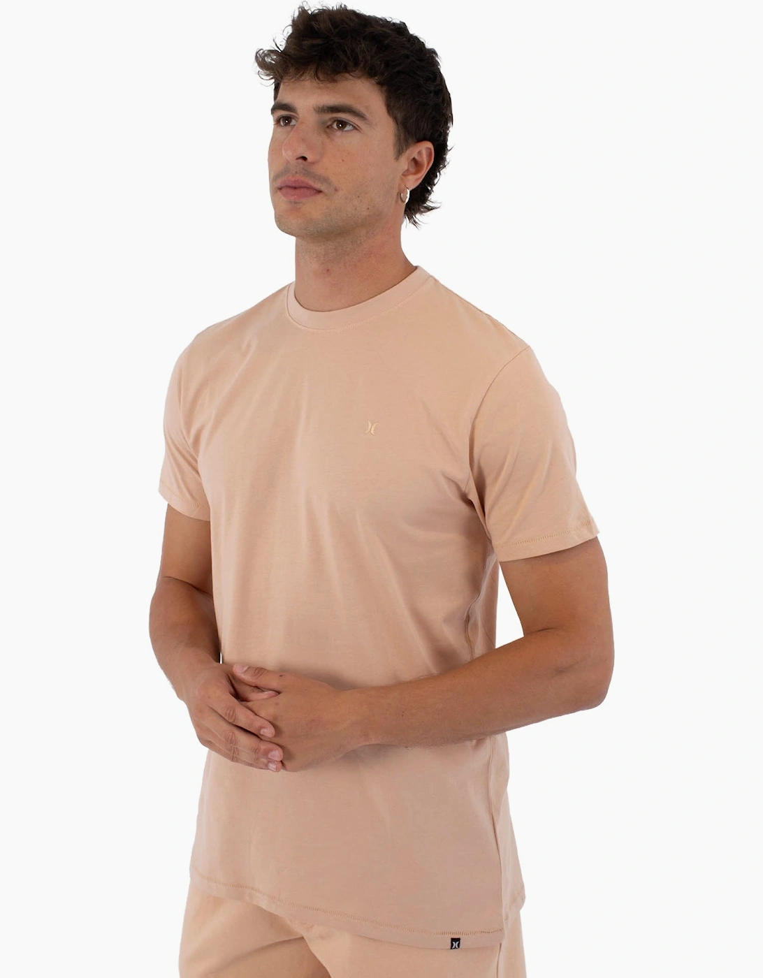 hurley Men's Hurley Mens Low Tide Short Sleeve T-Shirt - Tan