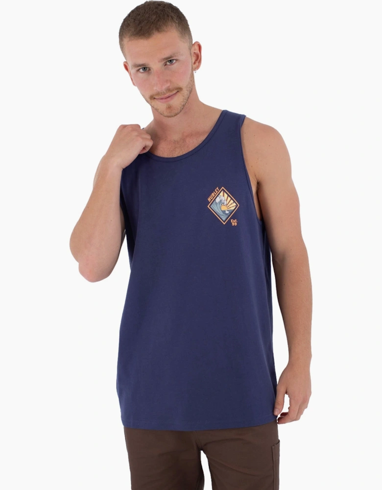 Mens Printing Press Disques Vest