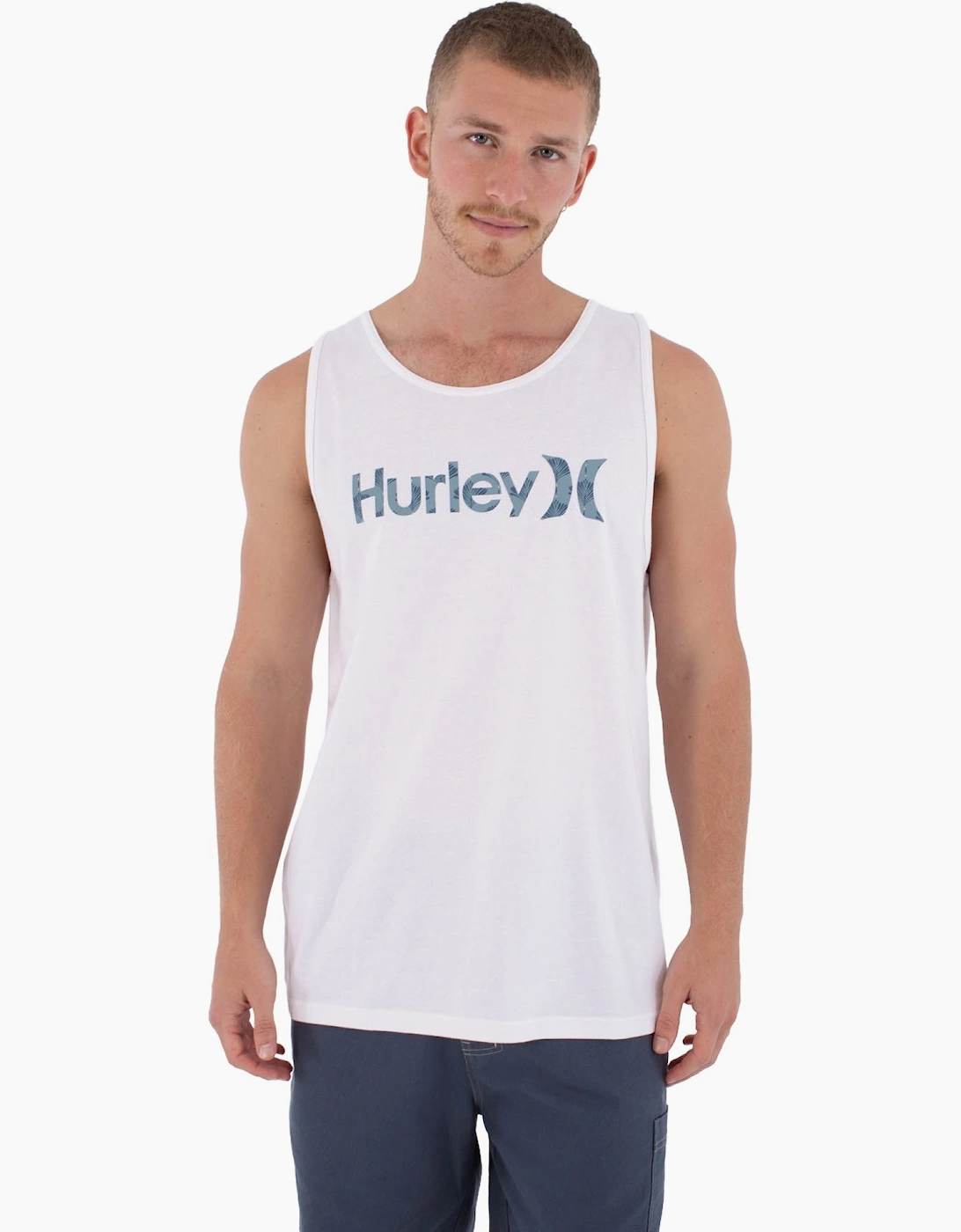 Hurley Men's White Printing Press Money Vest - Size: 42/Regular