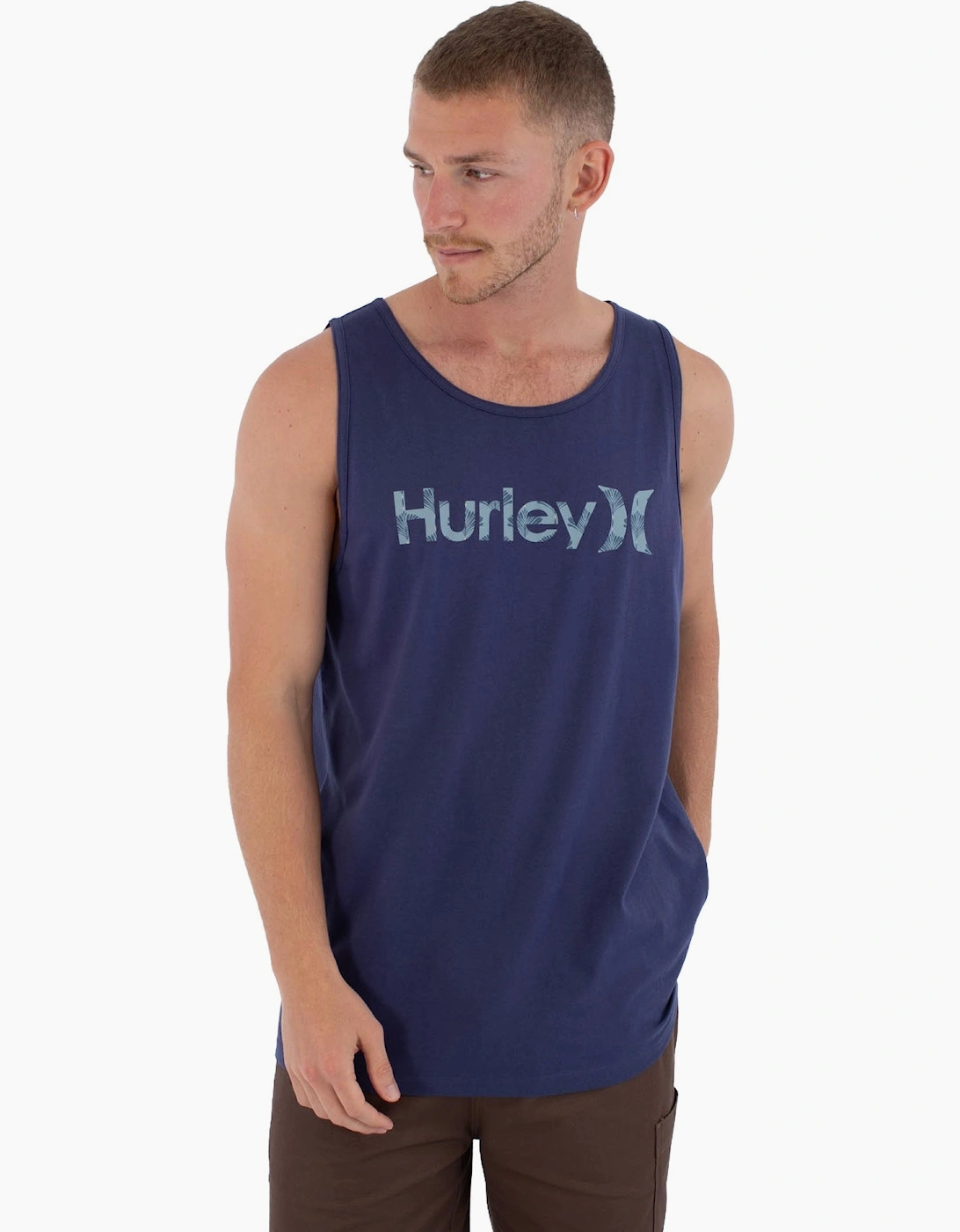 Hurley Men's Navy Printing Press Money Vest - Size: 38/Regular