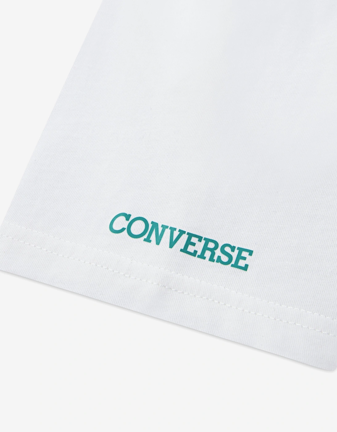 Boys Frontback Retro Sneaker T-Shirt in Ivory